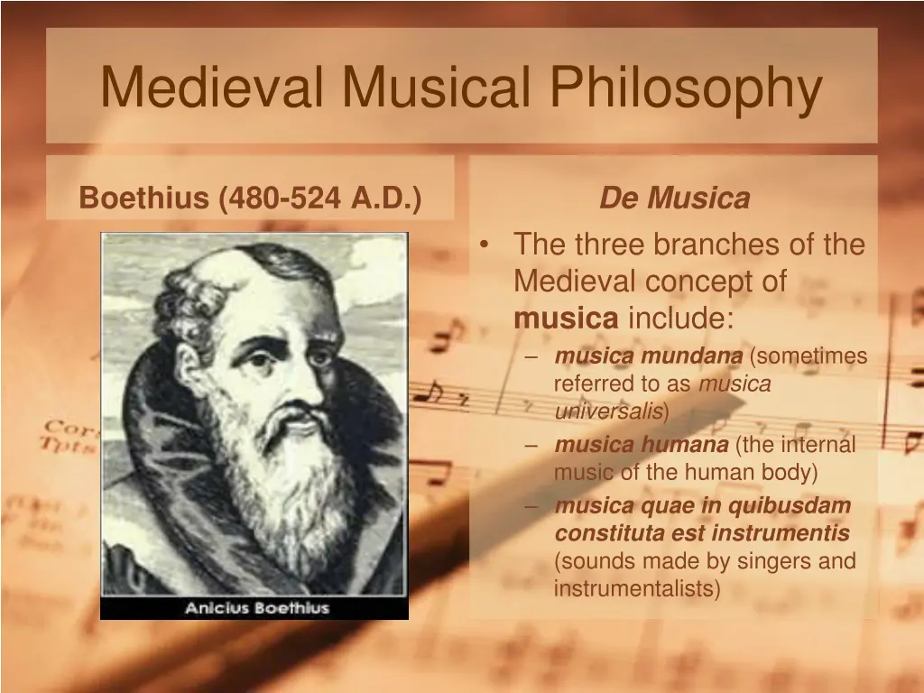 medieval musical philosophy 1