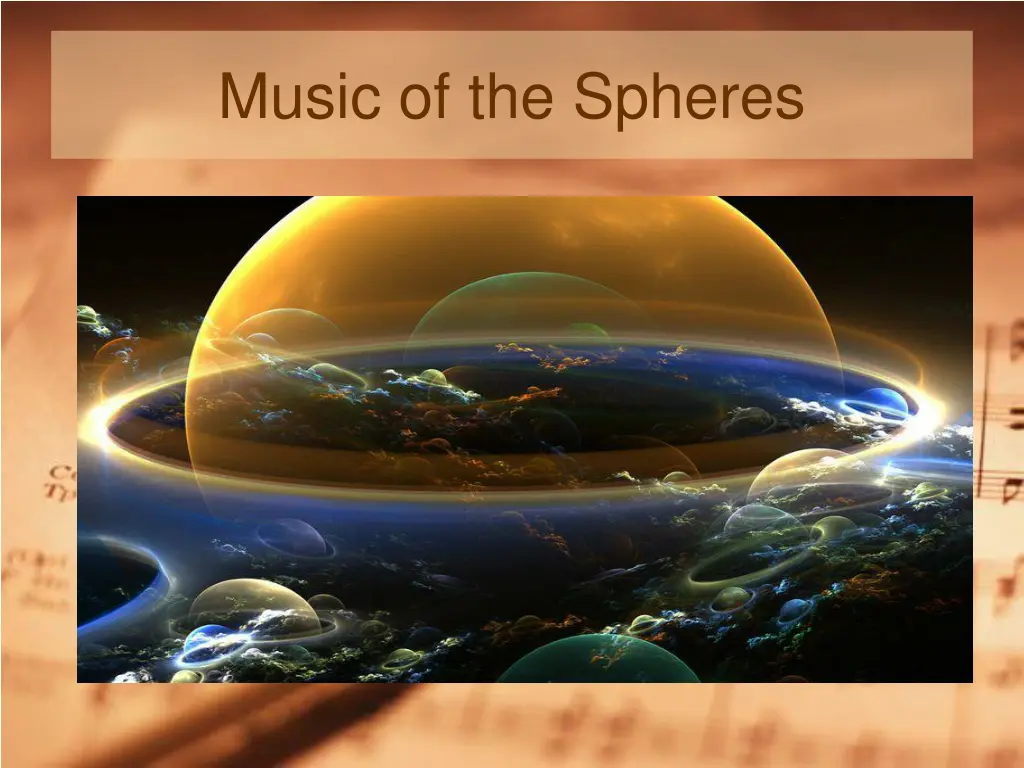 music of the spheres