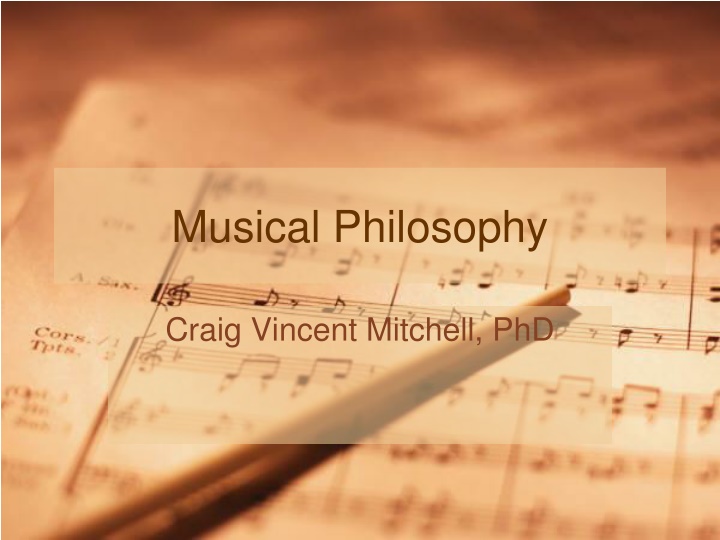 musical philosophy