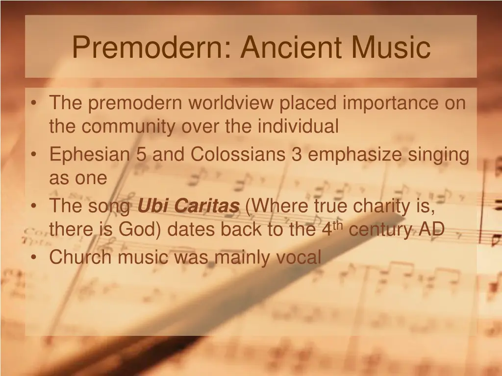 premodern ancient music 2