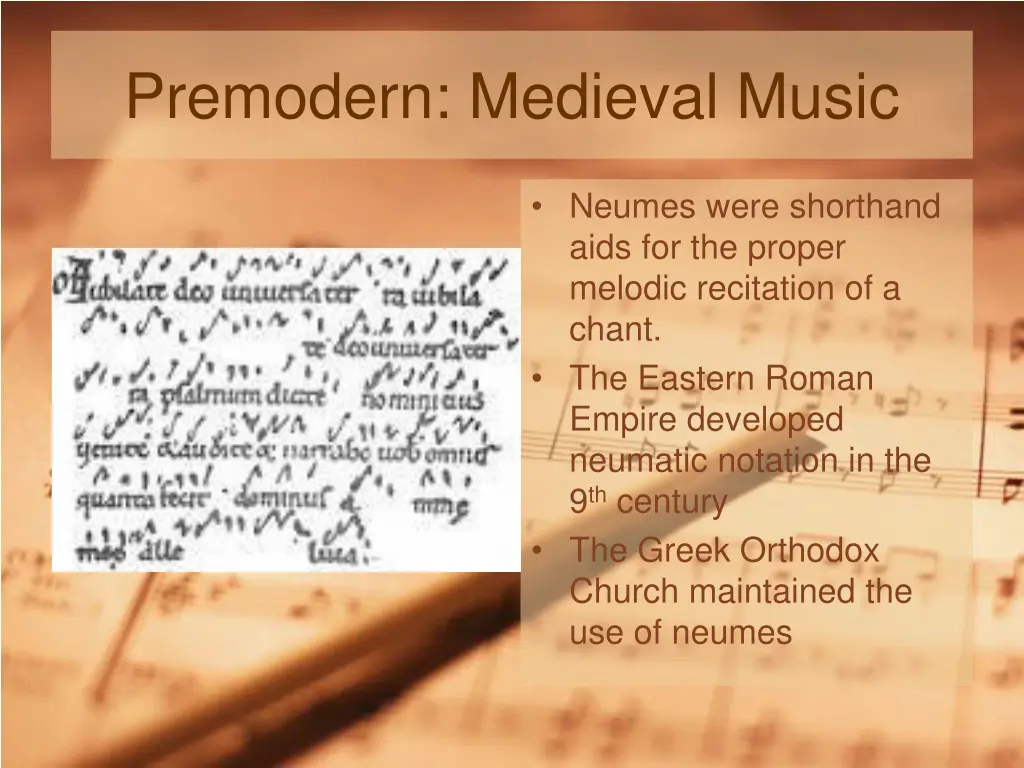 premodern medieval music 1