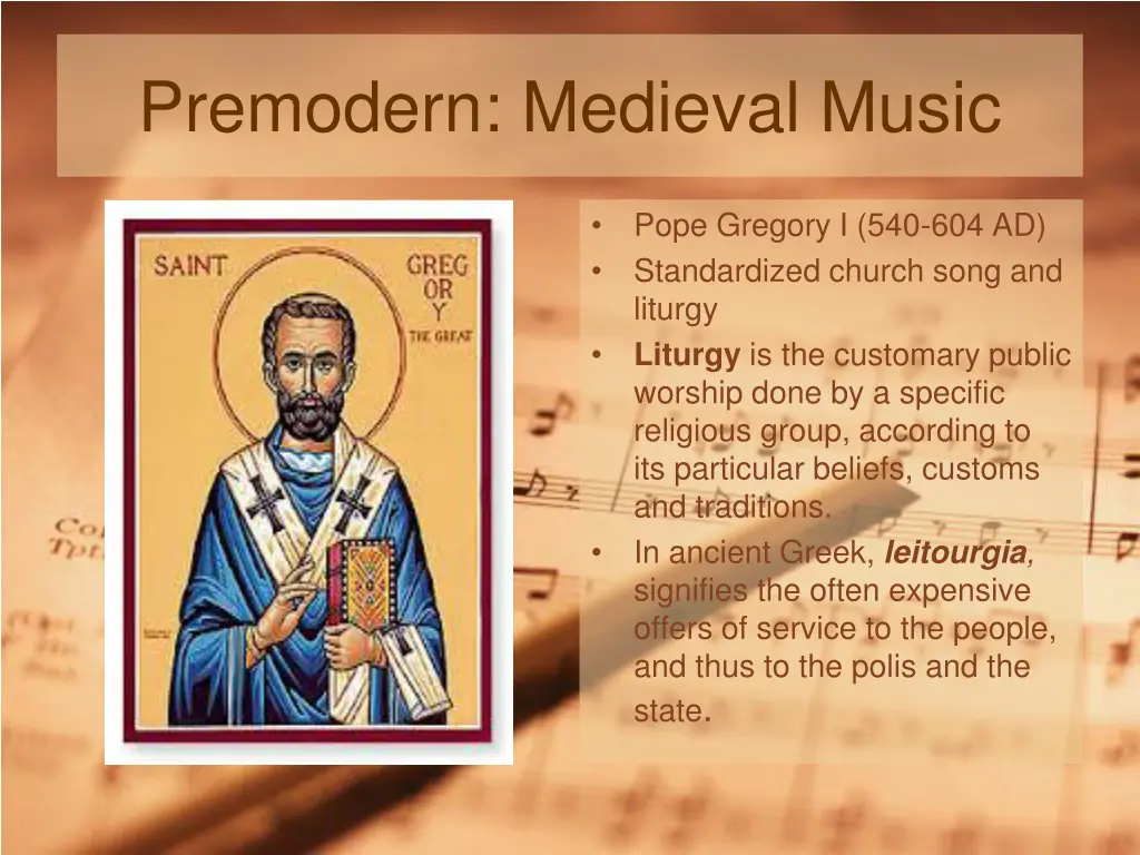 premodern medieval music