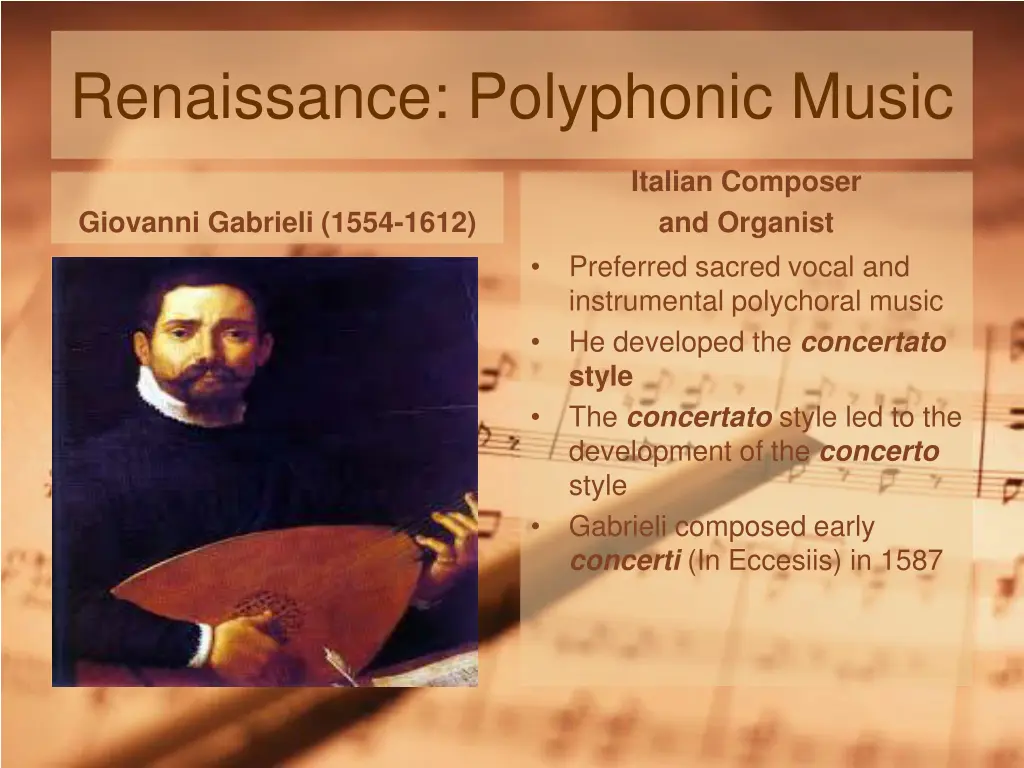renaissance polyphonic music