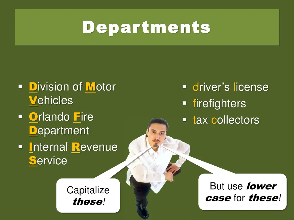 departments departments