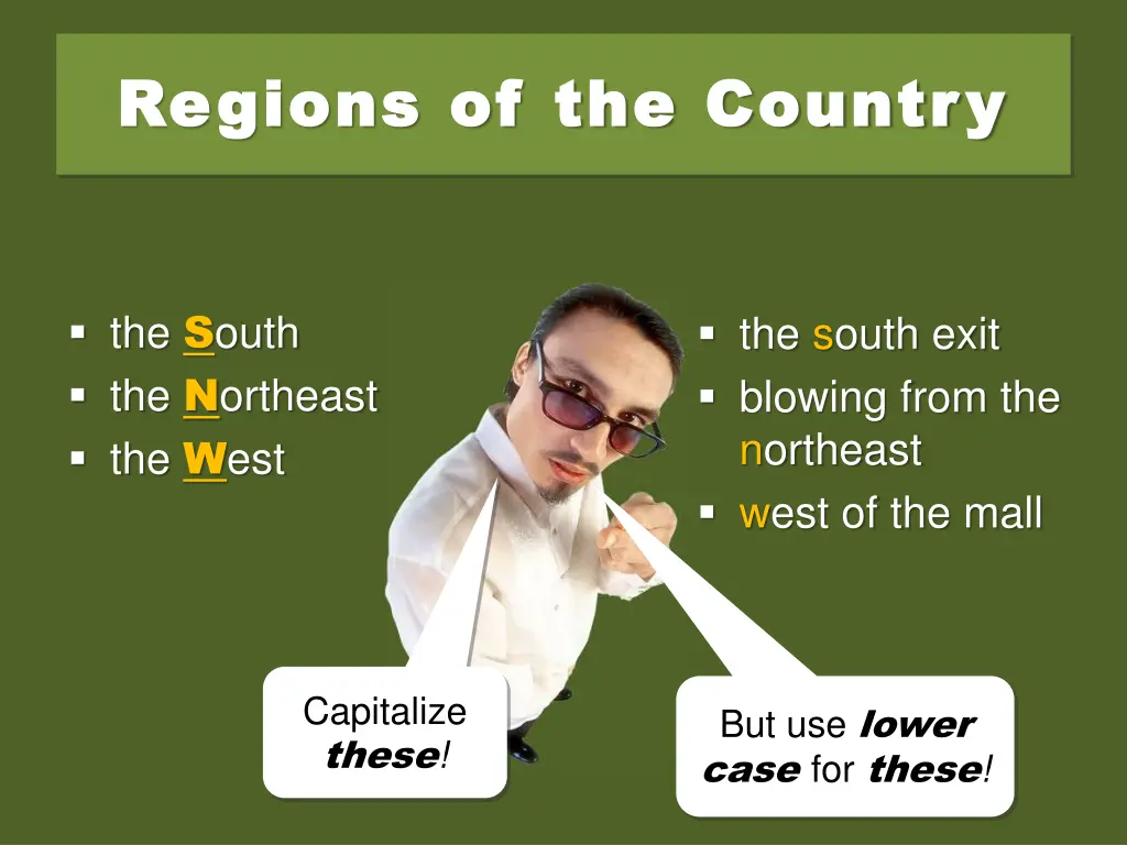 regions of the country regions of the country
