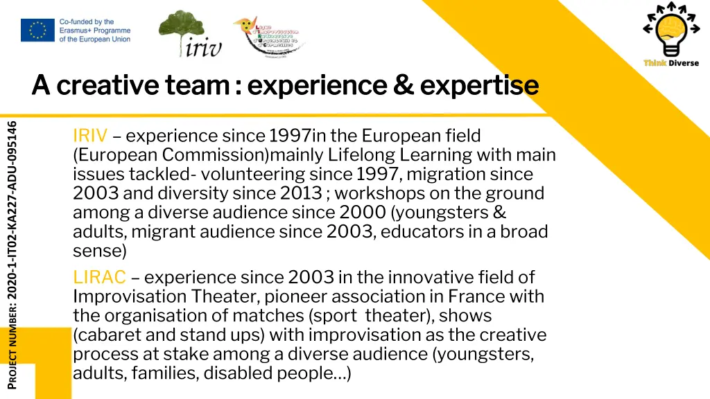 a creative team experience expertise a creative