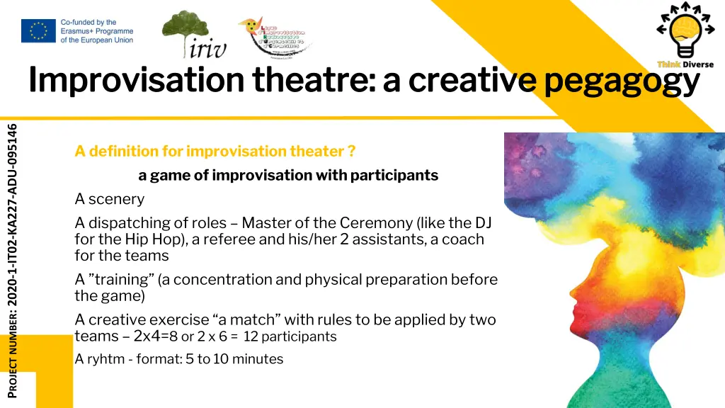 improvisation theatre a creative pegagogy