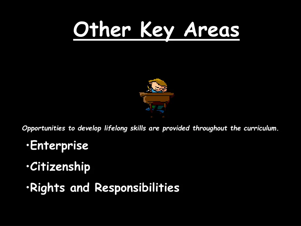 other key areas