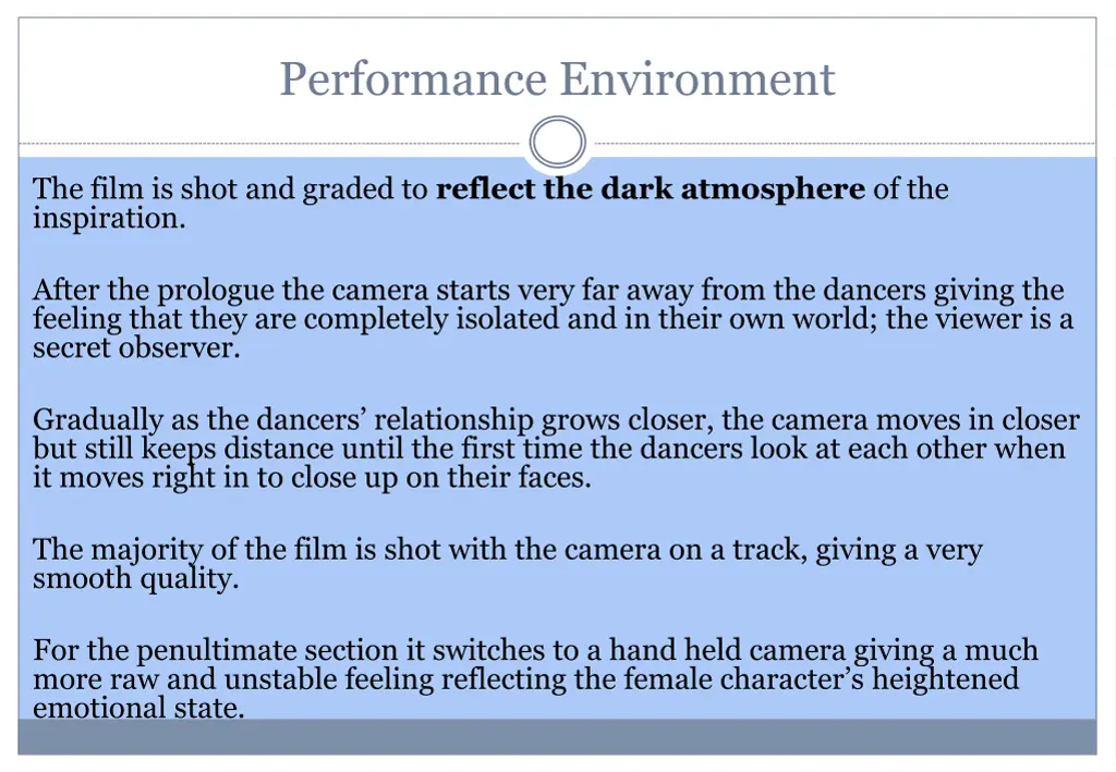 performance environment 1