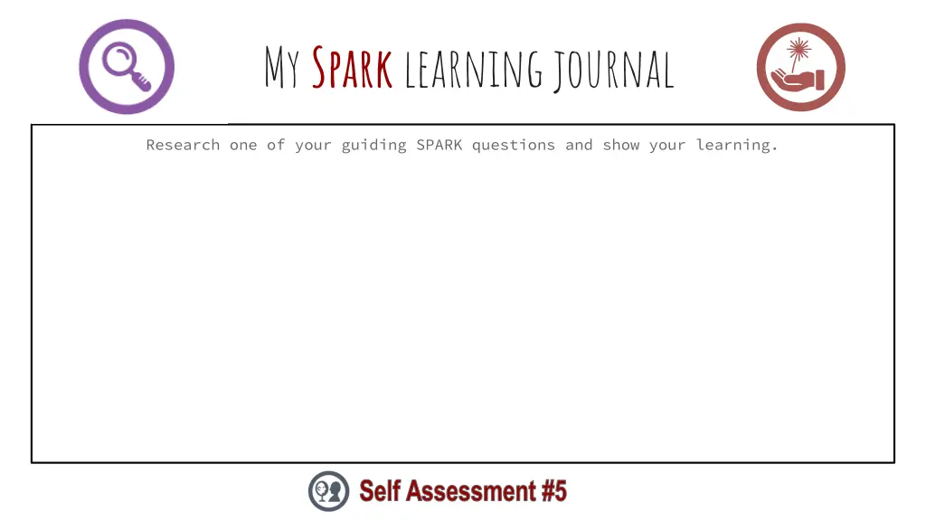 my spark learning journal 5
