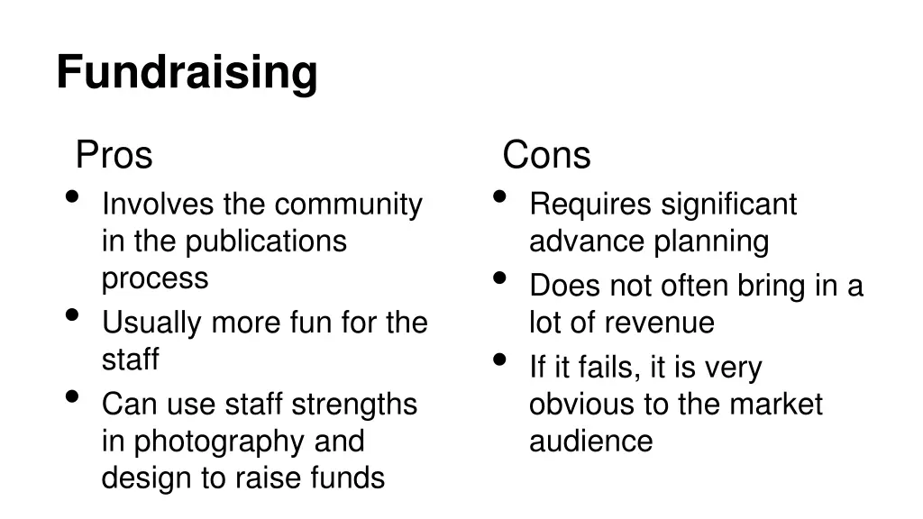fundraising
