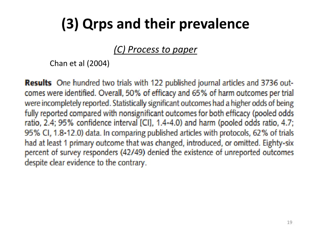 3 qrps and their prevalence 3