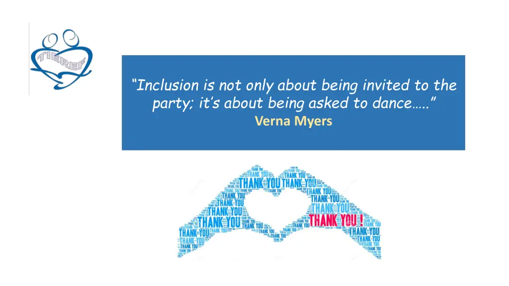 inclusion is not only about being invited