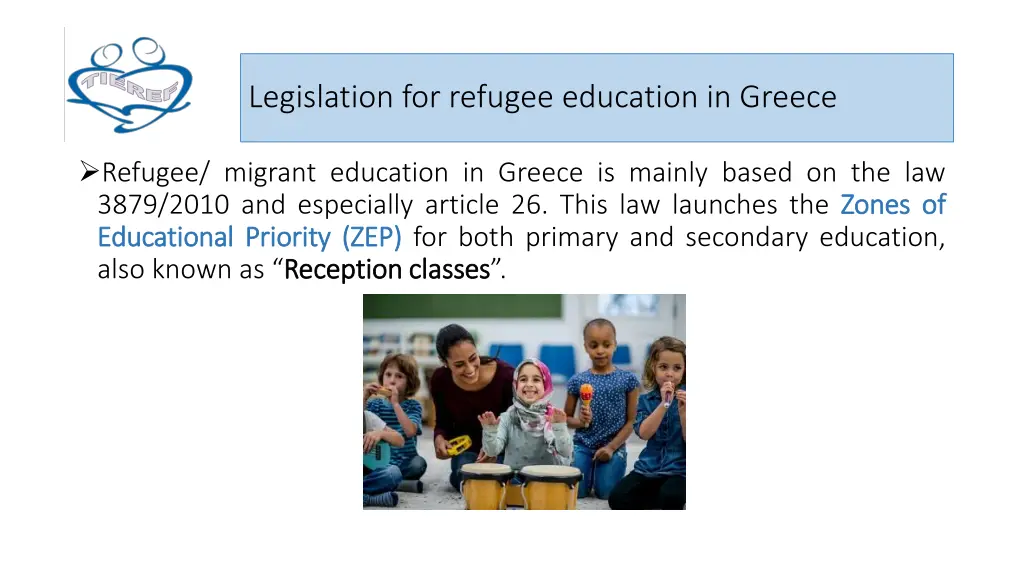 legislation for refugee education in greece