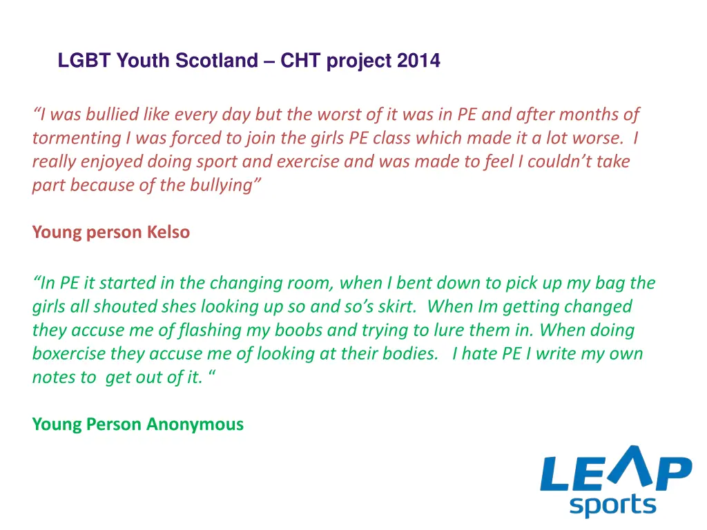 lgbt youth scotland cht project 2014