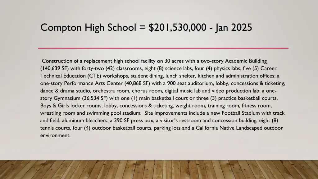 compton high school 201 530 000 jan 2025