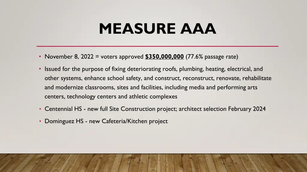 measure aaa