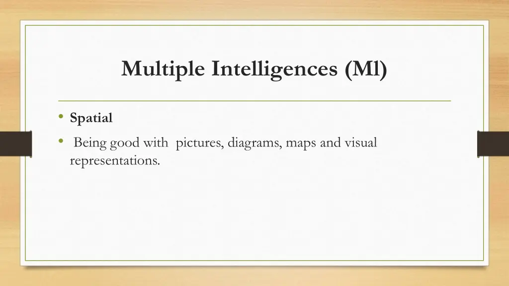 multiple intelligences ml 4
