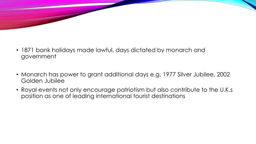 1871 bank holidays made lawful days dictated
