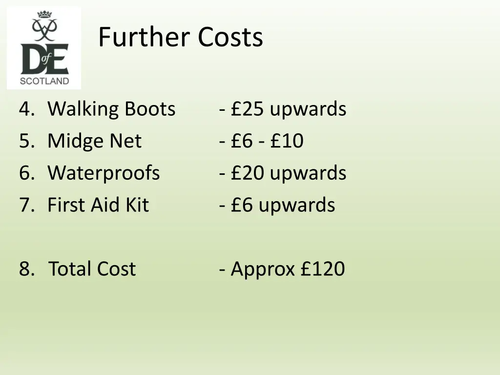 further costs 2