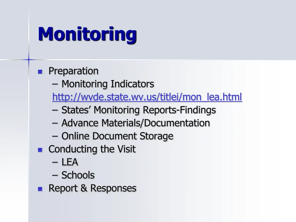 monitoring