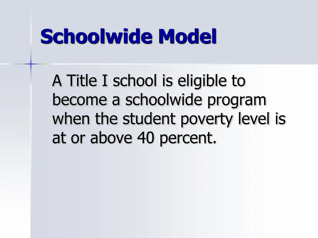 schoolwide model