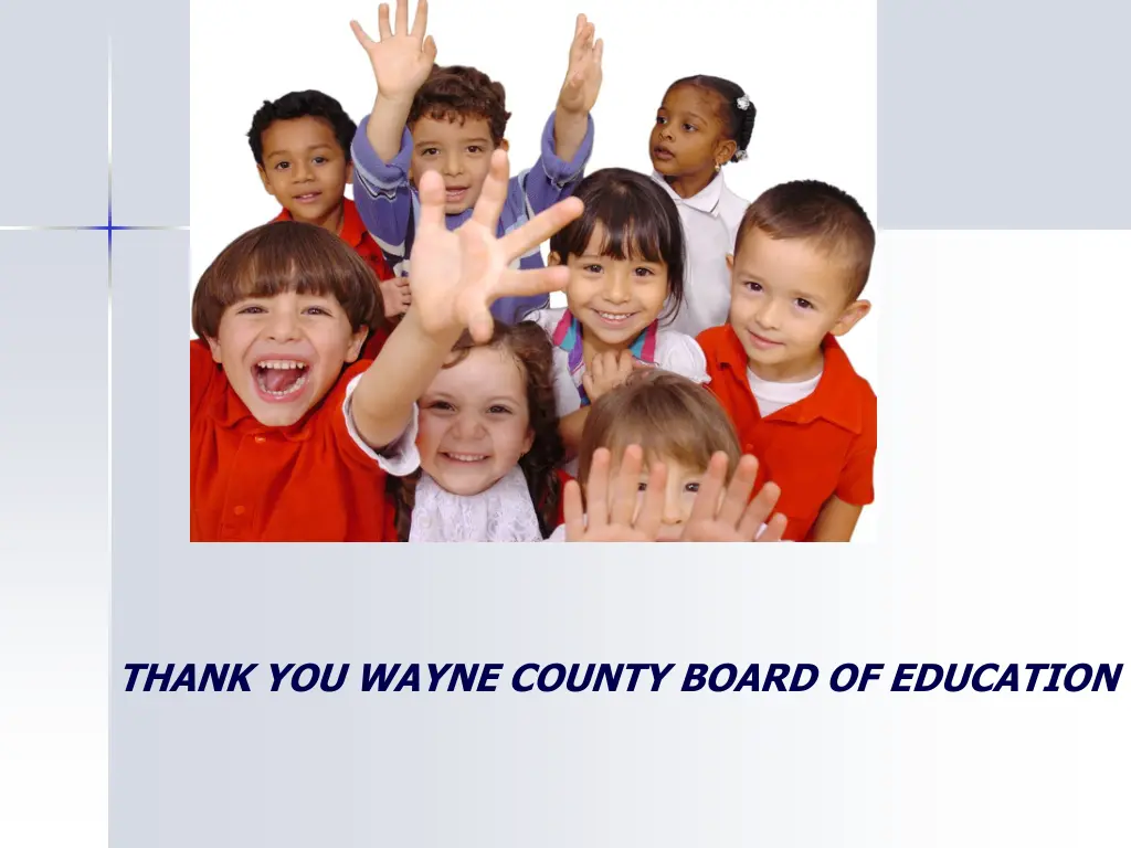 thank you wayne county board of education