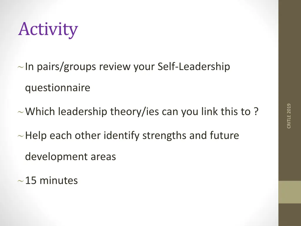 activity