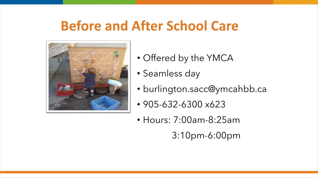 before and after school care