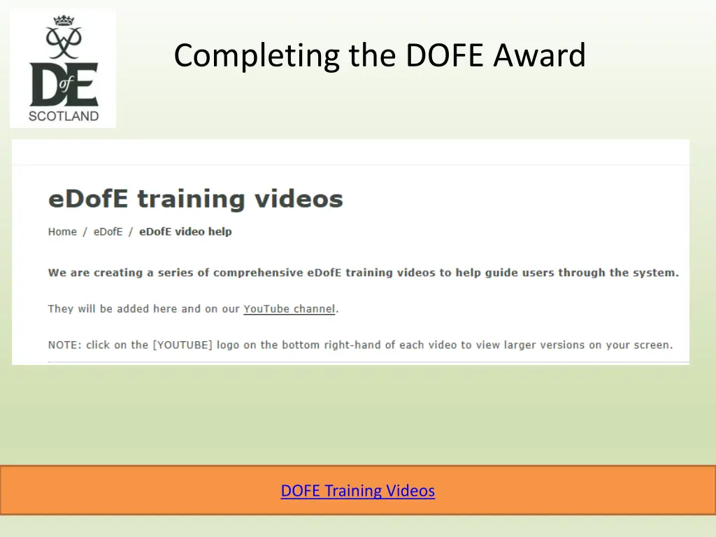 completing the dofe award 5