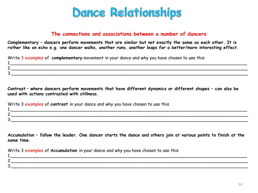 the connections and associations between a number 1