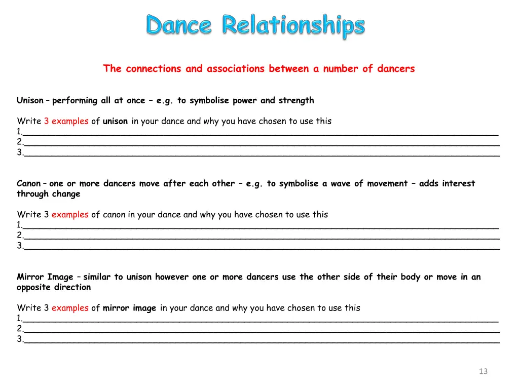 the connections and associations between a number