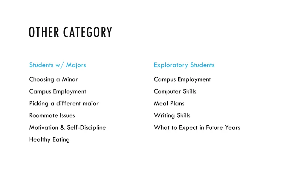 other category
