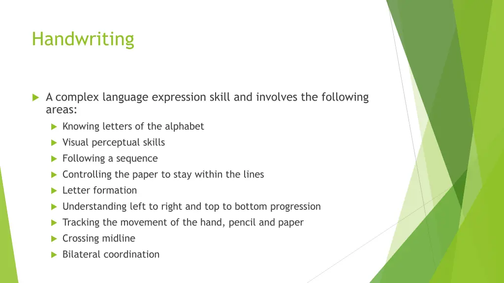 handwriting