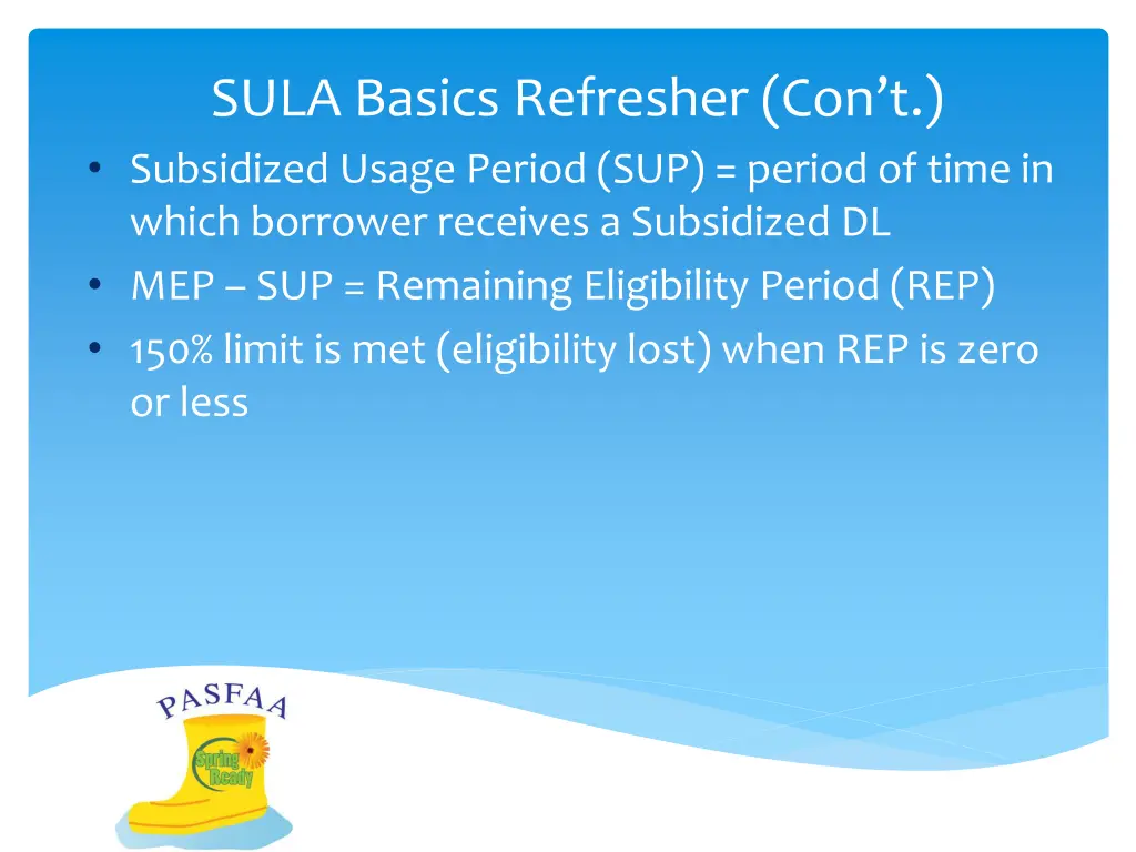 sula basics refresher con t subsidized usage