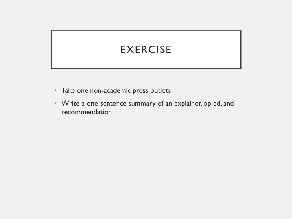 exercise 2