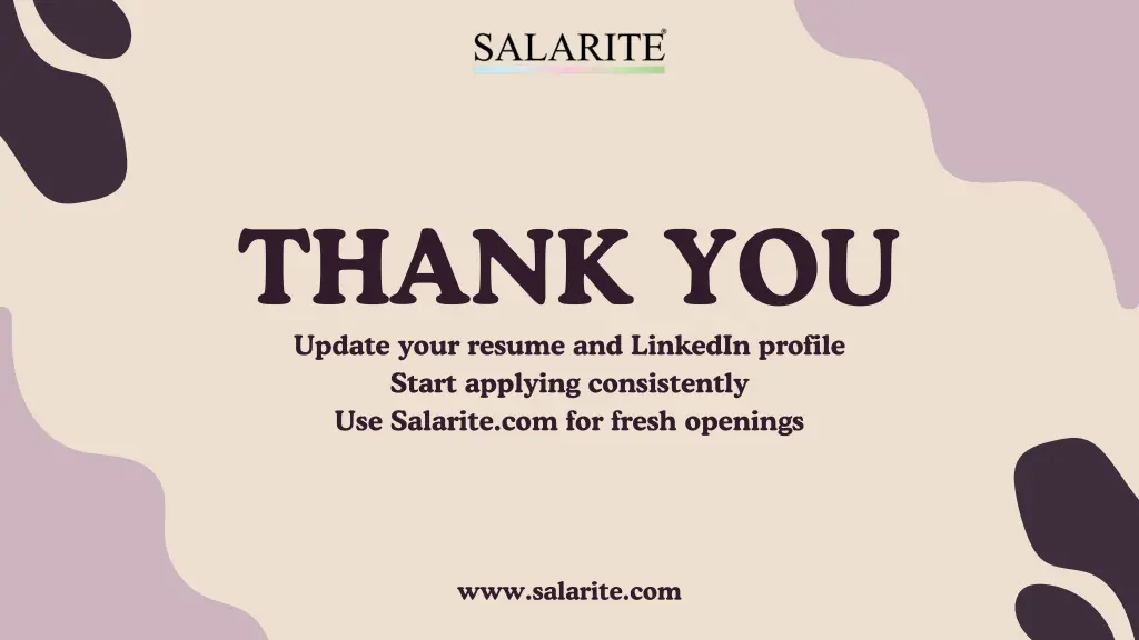 thank you update your resume and linkedin profile