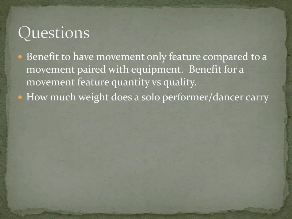 questions 1