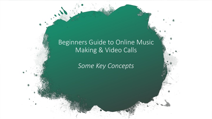 beginners guide to online music making video calls