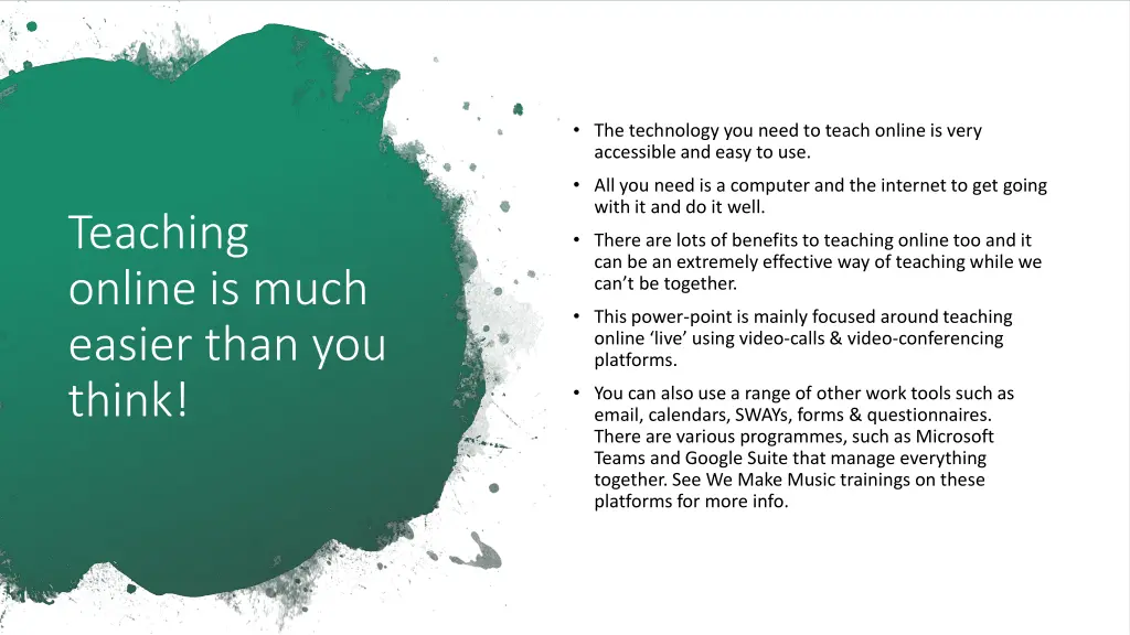 the technology you need to teach online is very