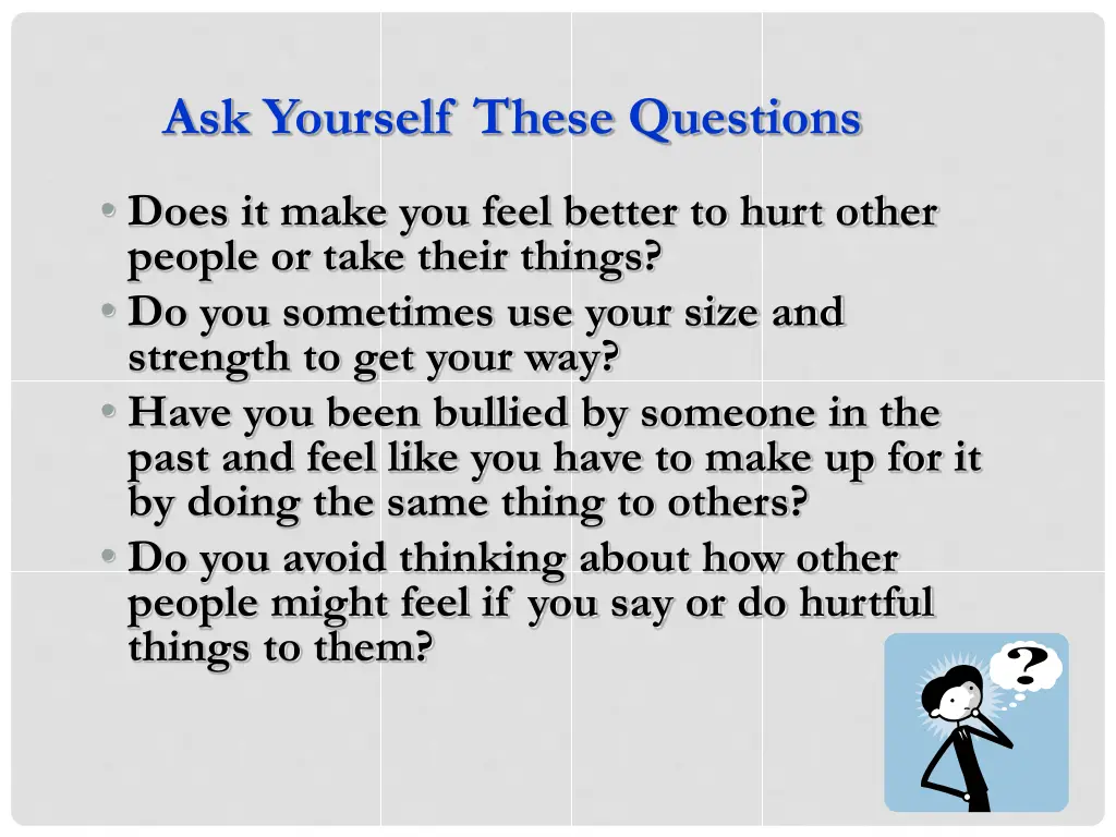 ask yourself these questions