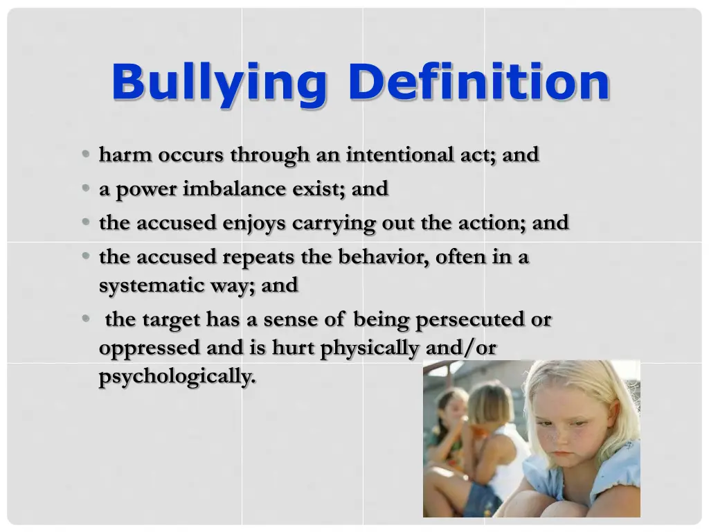 bullying definition