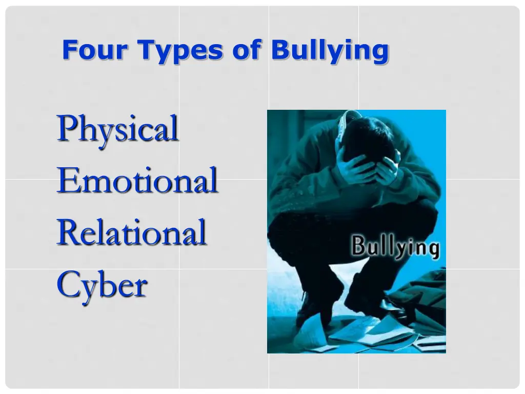 four types of bullying