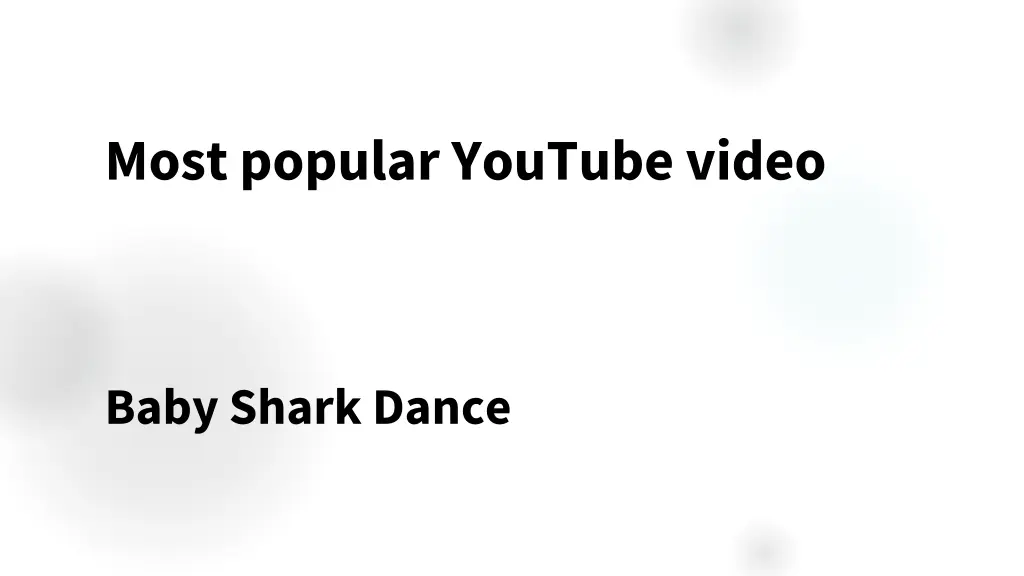 most popular youtube video