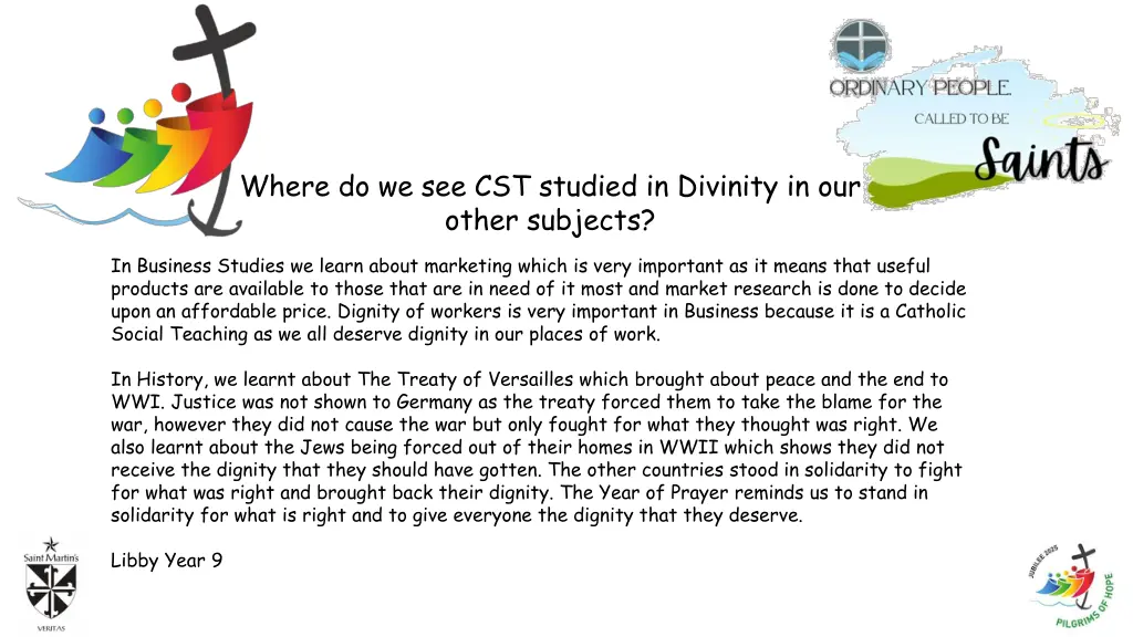 where do we see cst studied in divinity 1