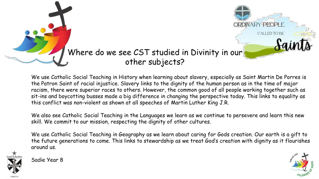 where do we see cst studied in divinity 3