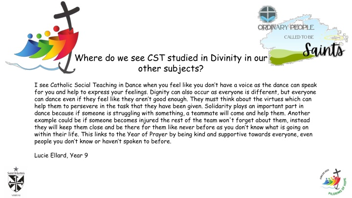 where do we see cst studied in divinity