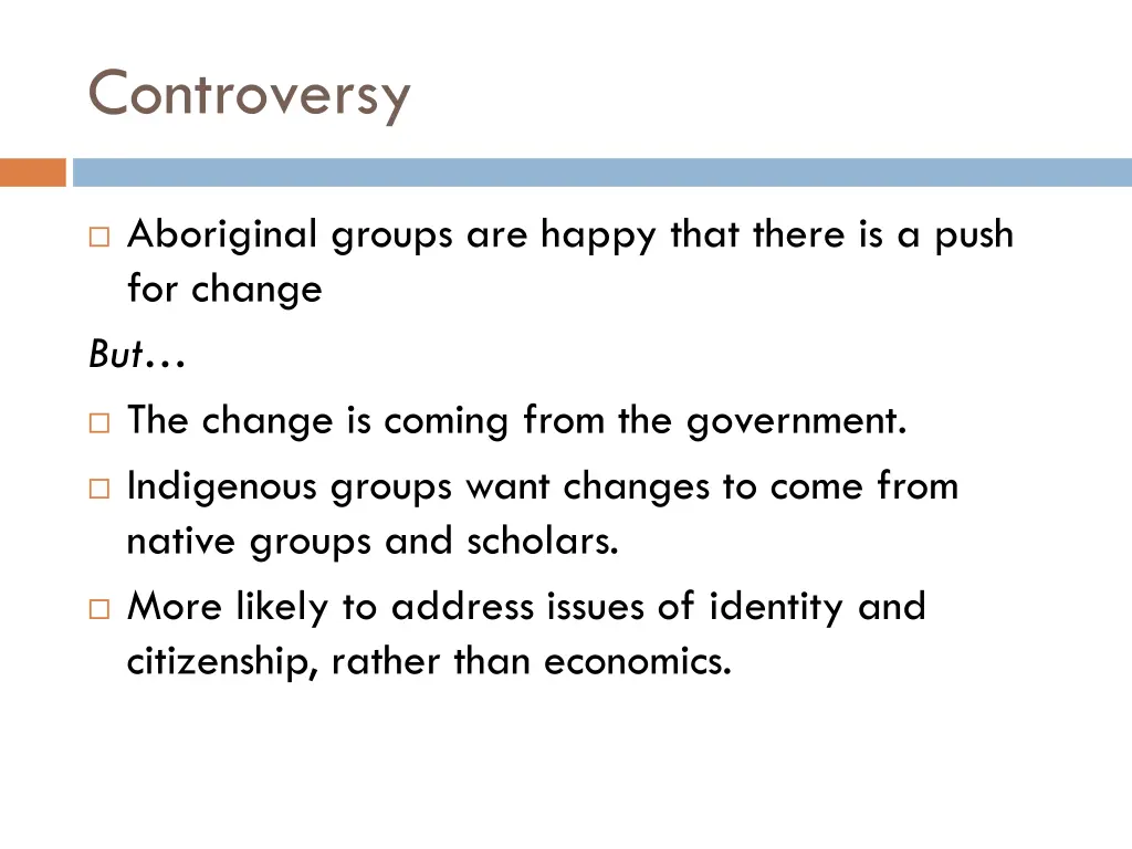 controversy