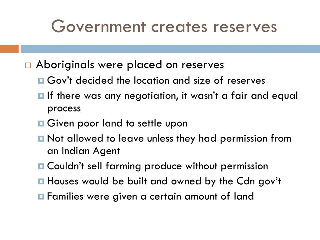 government creates reserves