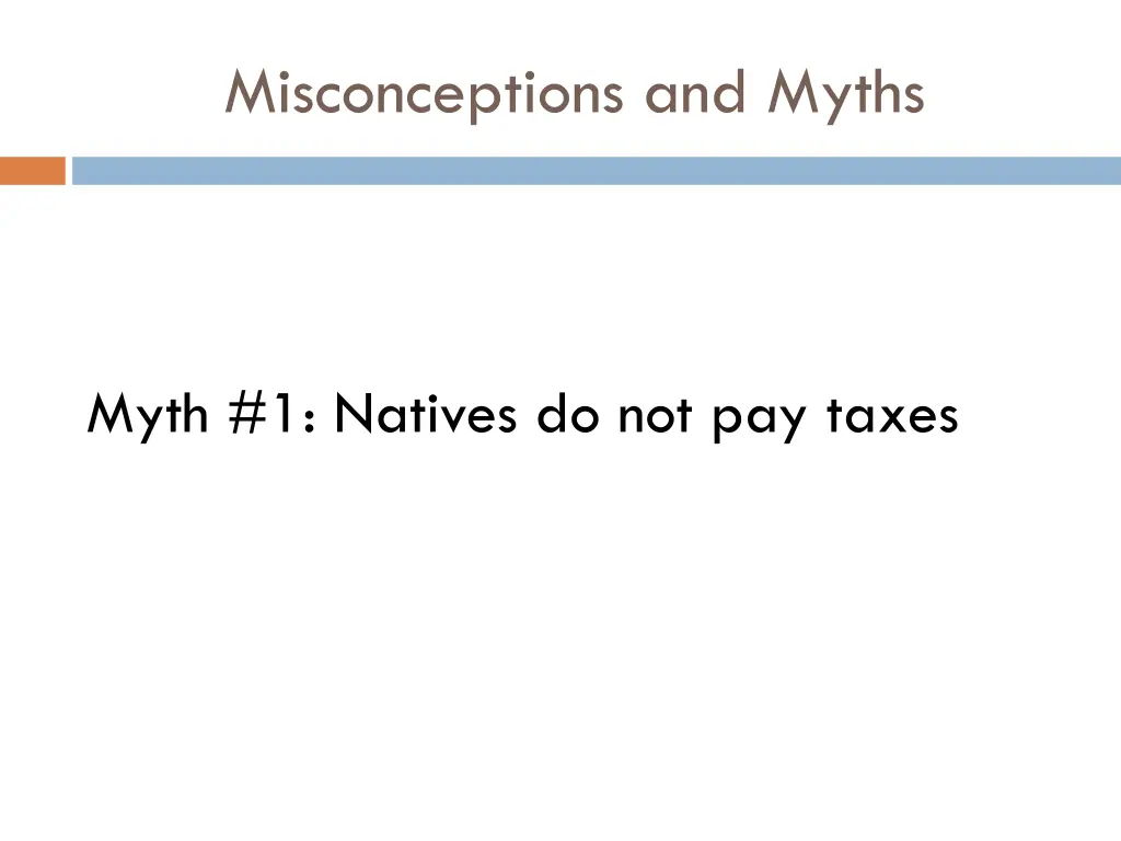 misconceptions and myths